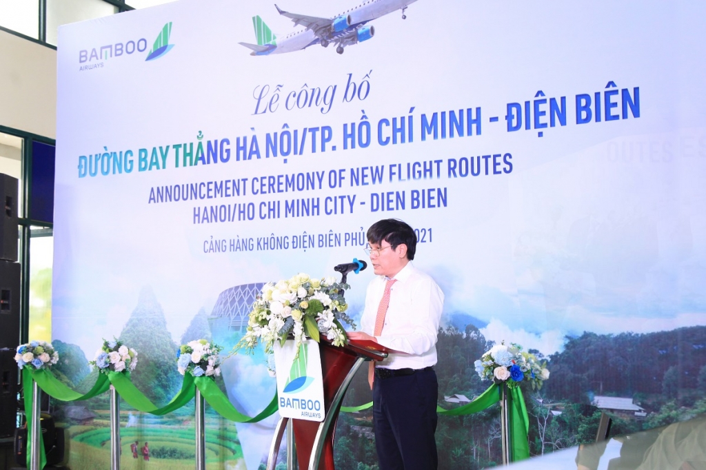 Điện Biên lần đầu tiên có đường bay thẳng thương mại khai thác bằng phản lực khu vực Điện Biên lần đầu tiên có đường bay thẳng thương mại khai thác bằng phản lực khu vực