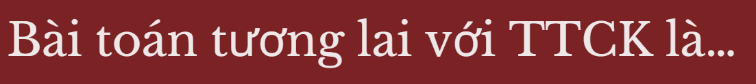 Chủ tịch VNDIRECT: “Đã có đường đi rồi, tôi không còn lo sợ nữa”