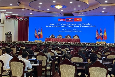 Thúc đẩy hợp tác đầu tư, thương mại và du lịch khu vực Tam giác phát triển Campuchia - Lào - Việt Nam