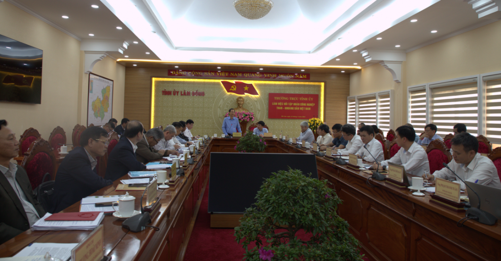 Lãnh đạo Tập đoàn Công nghiệp Than – Khoáng sản Việt Nam làm việc với Tỉnh ủy Lâm Đồng về đẩy mạnh đầu tư sản xuất kinh doanh trên địa bàn Tỉnh