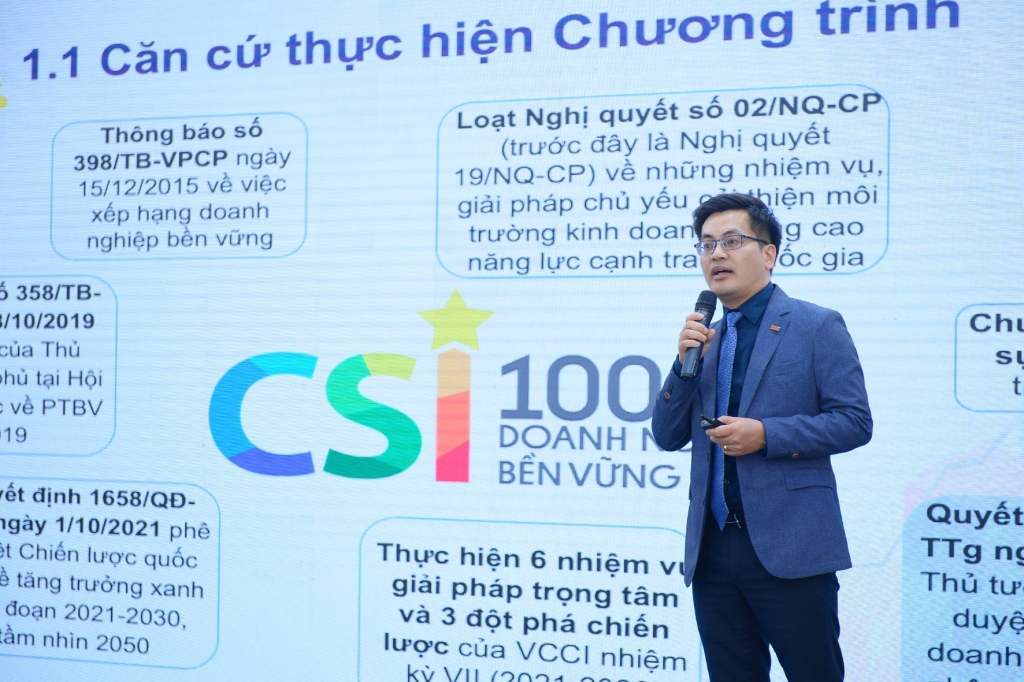 Phát động Chương trình Công bố Doanh nghiệp bền vững tại Việt Nam năm 2022 Phát động Chương trình Công bố Doanh nghiệp bền vững tại Việt Nam năm 2022