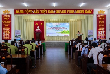 Khởi động Dự án thích ứng biến đổi khí hậu của cộng đồng ven biển ĐBSCL tại Sóc Trăng