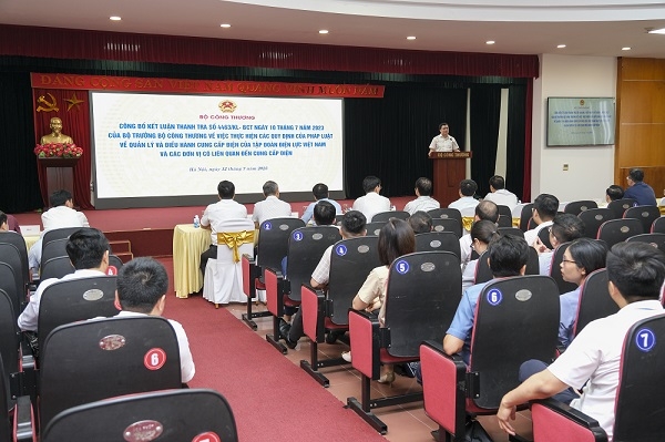 Công bố kết luận thanh tra về cung ứng điện của Tập đoàn Điện lực Việt Nam Công bố kết luận thanh tra về cung ứng điện của Tập đoàn Điện lực Việt Nam