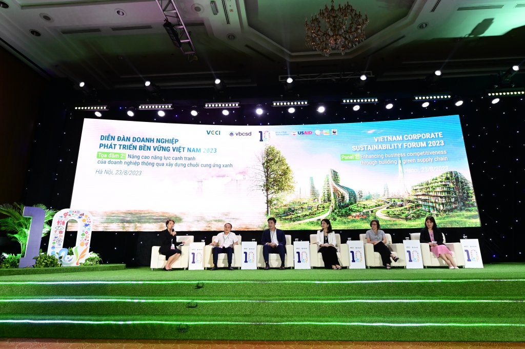 Khai mạc phiên chuyên đề VCSF 2023: Doanh nghiệp hiến kế hiện thực hoá mục tiêu phát triển bền vững Khai mạc phiên chuyên đề VCSF 2023: Doanh nghiệp hiến kế hiện thực hoá mục tiêu phát triển bền vững