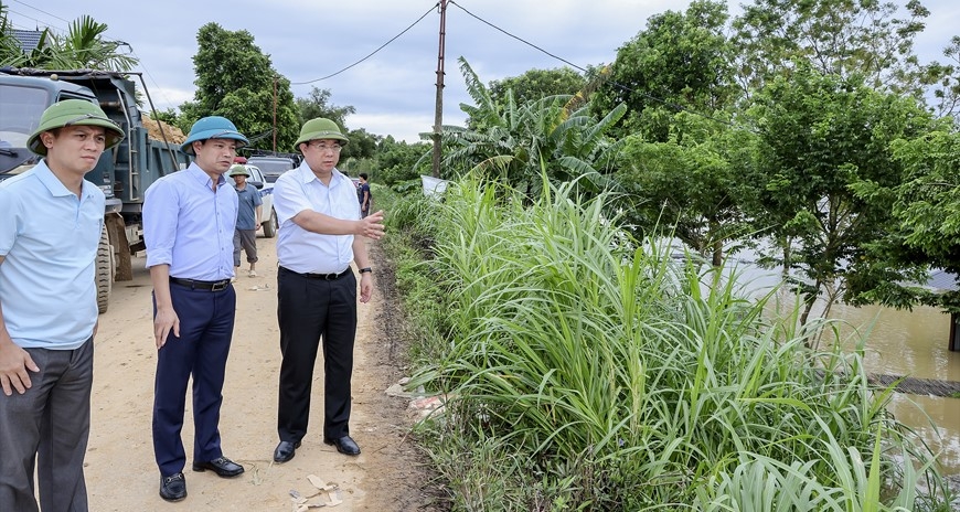 Vĩnh Phúc tập trung mọi nguồn lực ứng phó và khắc phục hậu quả mưa, lũ sau bão số 3 Vĩnh Phúc tập trung mọi nguồn lực ứng phó và khắc phục hậu quả mưa, lũ sau bão số 3