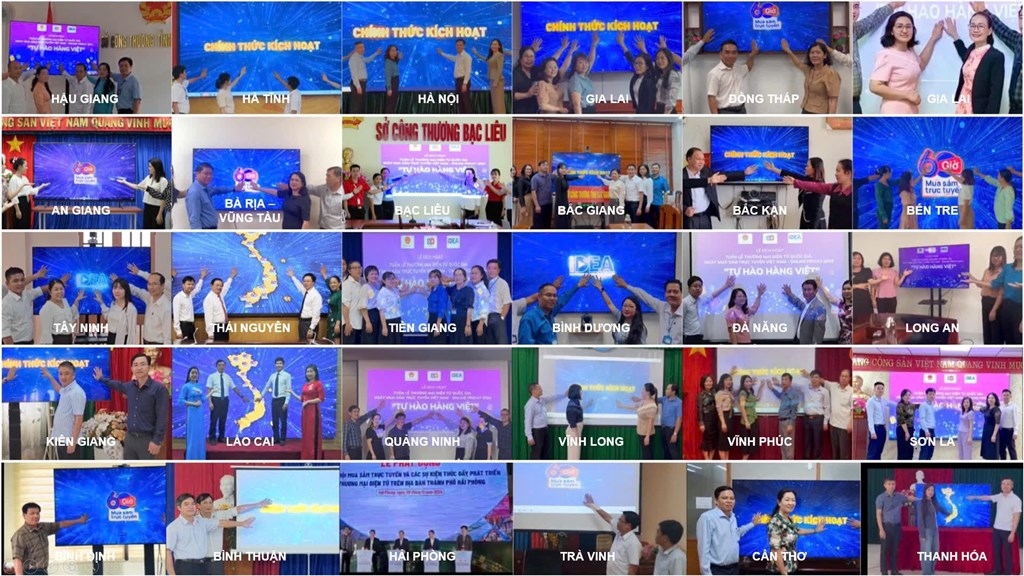 Khai mạc Chương trình Ngày mua sắm trực tuyến Việt Nam Online Friday 2024: Bước tiến mạnh mẽ của hàng Việt trong kỷ nguyên thương mại điện tử Khai mạc Chương trình Ngày mua sắm trực tuyến Việt Nam Online Friday 2024: Bước tiến mạnh mẽ của hàng Việt trong kỷ nguyên thương mại điện tử
