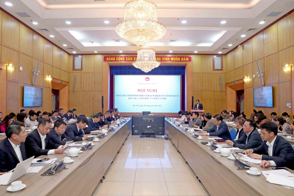 Rà soát tổng kết thực hiện Nghị quyết số 02/NQ-CP cải thiện môi trường kinh doanh