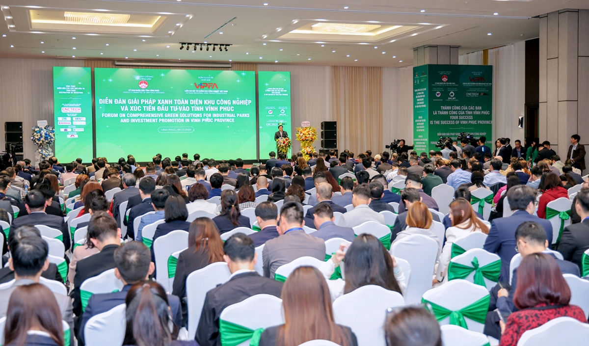 Vĩnh Phúc đẩy mạnh chuyển đổi xanh Khu công nghiệp để thu hút đầu tư chất lượng cao