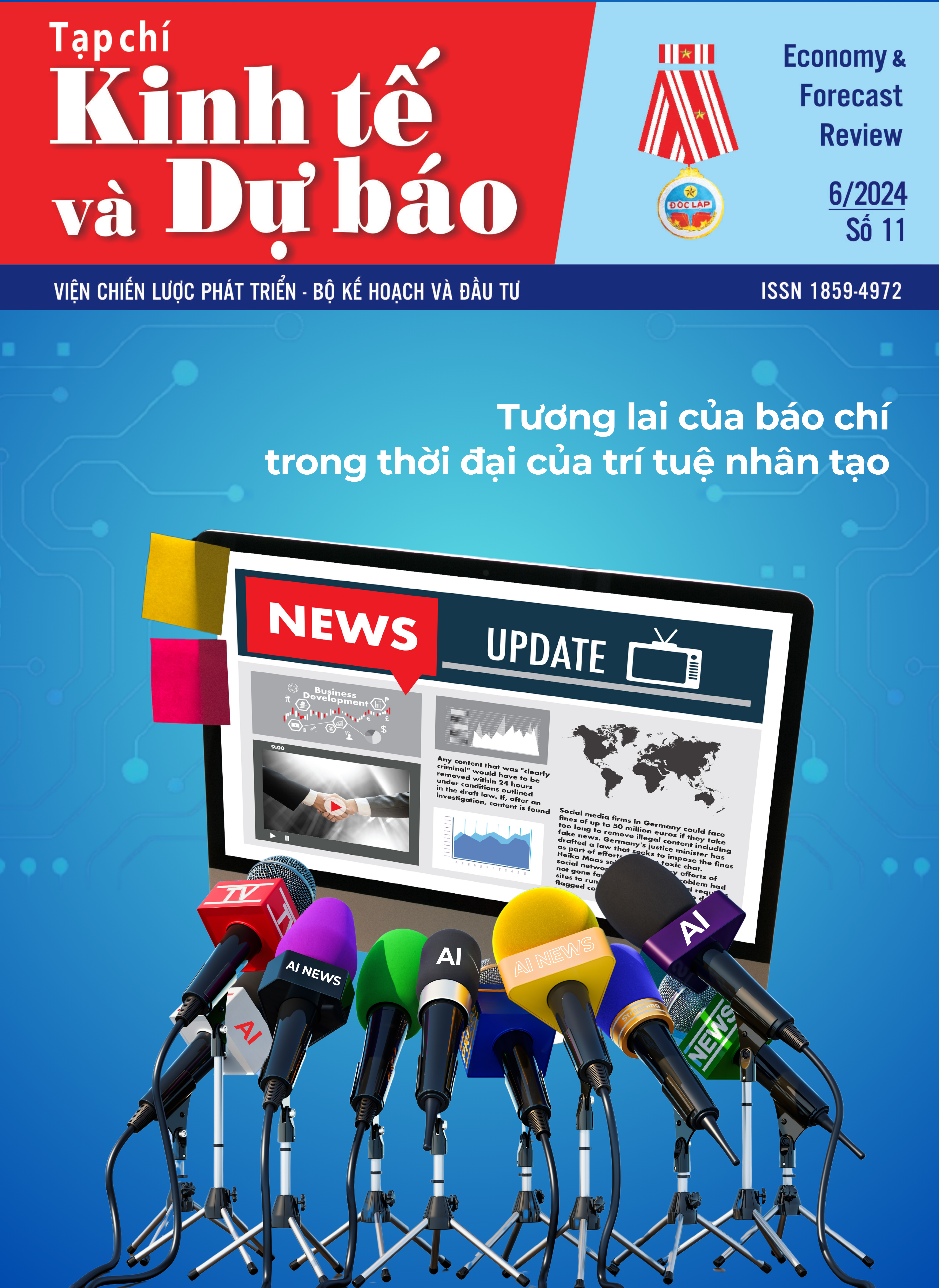 Giới thiệu Tạp chí Kinh tế và Dự báo số 11 (875)