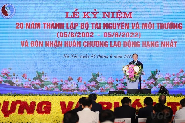 20 năm hợp nhất, phát triển ngành tài nguyên và môi trường