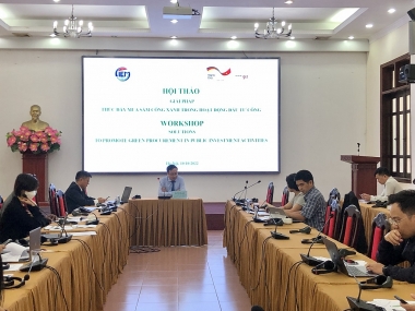 Thúc đẩy mua sắm công xanh trong hoạt động đầu tư công