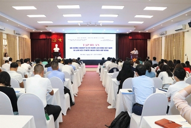 Bồi dưỡng nghiệp vụ về lĩnh vực người lao động đi làm việc ở nước ngoài