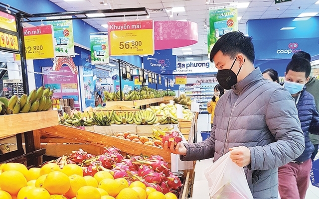 2 tháng đầu năm, tổng mức bán lẻ hàng hóa và dịch vụ tiêu dùng tăng 1,7% so cùng kỳ 2 tháng đầu năm, tổng mức bán lẻ hàng hóa và dịch vụ tiêu dùng tăng 1,7% so cùng kỳ