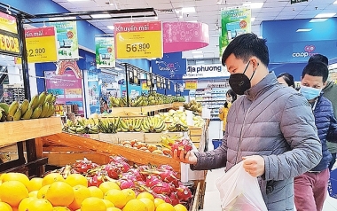 2 tháng đầu năm, tổng mức bán lẻ hàng hóa và dịch vụ tiêu dùng tăng 1,7% so cùng kỳ