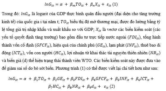 Tác động của độ mở thương mại đến tăng trưởng kinh tế ở các nước ASEAN giai đoạn 2020-2023*