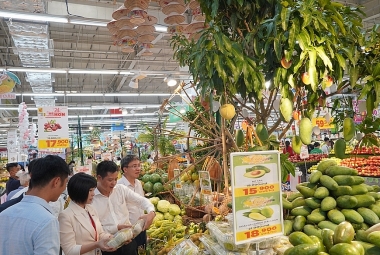 Đang diễn ra Tuần lễ Xoài và nông sản an toàn tỉnh Sơn La 2022 tại Hà Nội