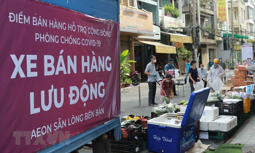 Đa dạng các mô hình chợ thời “giãn cách xã hội”