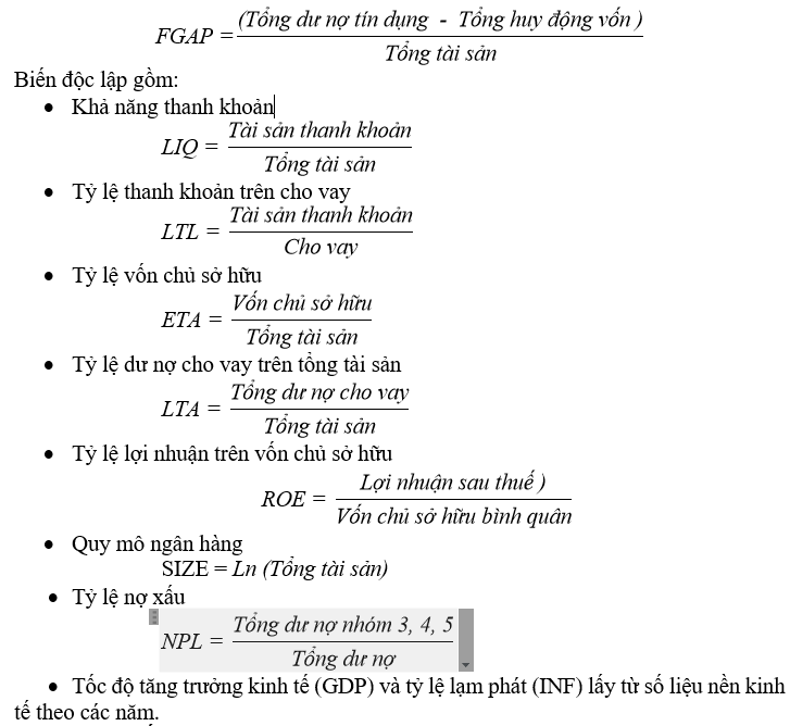 Các nhân tố tác động đến rủi ro thanh khoản của các ngân hàng thương mại Việt Nam Các nhân tố tác động đến rủi ro thanh khoản của các ngân hàng thương mại Việt Nam