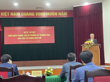 Báo chí đóng vai trò quan trọng trong thông tin về phòng vệ thương mại