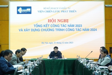 Năm 2023, Viện Chiến lược phát triển thực hiện khối lượng công việc lớn, quan trọng